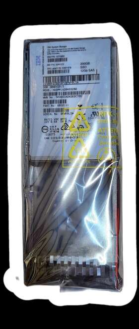 2078-ac93 Ibm 00nc656 V5000 Storwize 200gb Ssd 2.5 Inch 12gb Sas Hdd 00ak372 Open Box