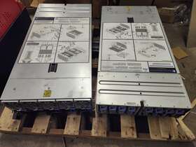 00rr128 Ibm Lot Of 2 Power E870 8 Node System Fc Eba0 For Parts Or Repair