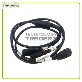 23r2894 Ibm Lot Of 4 3584 6ft Bi-furcated Split Power Cable