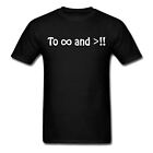 Op-hd8.0bst-3y Love Ts Designed Mens To Infinity And Beyond T-shirts Black X-large