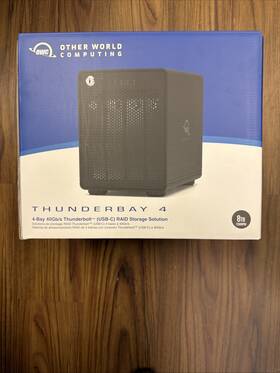 Owctb3srt08.0s Owc Thunderbay 4 4-bay Thunderbolt Usb-c Raid Storage 8tb / New Sealed