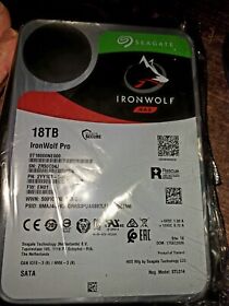 Stl014 Seagate Iron Wolf Pro 18tb Nas Internal Desktop Hard Drive Sata 6gb S 7200 Rpm