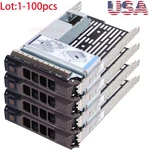 Lot Dell Drive 3.5" 2.5" Adapter Caddy Tray 9W8C4 F238F R320 R420 T610 R530 R630. Fixed Price $237.60.