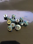 Lot Of 12 Hp Desktop 3.5" Blue Hard Disk Drive Hdd Mounting Screws. Fixed Price $9.95.