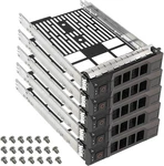 (5 Pack) 3.5" Sas Sata Hard Drive Tray Caddy Replacement Compatible With Dell Po. Fixed Price $67.99.