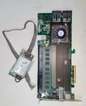 Areca ARC-1883IX-16 Sas 12GB/S Raid Controller + 8GB Cache Battery Backup. Fixed Price $500.00.