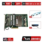 12 Gb/s Sas Raid Controller PCIE3 X8 W/ Cache 4GB Module Cables & Bbu. Fixed Price $16.99.