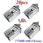 3.5" Tray Caddy F238F X968D For Dell R530 T610 R630 R730XD T330 T320 MD3200I Usa. Fixed Price $143.00.