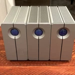 Lacie 2BIG Quadra External 2X Hdd Enclosure (no Psu, Drives) Set Of 3. Fixed Price $68.98.