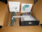 Quantum Govault QR1201 Sata Data Drive Includes Adaptec ASH-1205SA Card & Cables. Fixed Price $298.95.