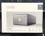 Sandisk Professional G-raid 12TB (2X 6TB) 2-BAY Thunderbolt 3 Usb-c Enterprise. Fixed Price $589.99.