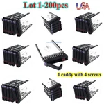 Lot Hp 2.5" Hard Drive Caddy Tray For DL360 DL380 G5 G6 G7 Proliant 500223-001. Fixed Price $776.00.