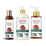 Unisaif Organic Apple Cider Vinegar Hair Care Kit Shampoo & Conditioner Set, Oil. Fixed Price $33.99.
