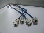 Lot Of 4 Emc 038-003-718 CAT6 Utp 1FT Cable Blue. Fixed Price $45.00.