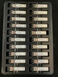 Lot Of 20 Finisar Original FTRJ-8519-7D-2.5 2G Sfp 550M 850NM Transciever. Fixed Price $30.00.