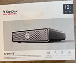 Sandisk Professional 12TB G-drive Desktop Hdd Usb-c Used. Fixed Price $350.00.