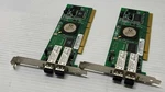Lot Of 2X QLA2342 Qlogic Sun FC5010409-49/27 2-PORT 2GB Pci-x Fiber Network Card. Fixed Price $29.11.