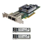 Qlogic QLE2672 Dual-port 16G Pcie X8 Fc Server Adapter HD8310405-58 +gbics Lp. Fixed Price $47.16.