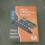 Siig Usb 3.0 7-PORT External Pcie Host Adapter Supports Uasp (LB-US0514-S1). Fixed Price $30.00.