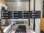 Ibm 12-DRIVE 3.5" Sas Enclosure With Caddies, Dual Esm, Psu Jbod. Fixed Price $300.00.