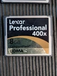 Lexar Professional 400X 8GB Compactflash 508-60729 Rev 2/PK (R2S3.8B3). Fixed Price $35.18.