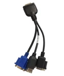 Supermicro CBL-0218L 27-14 Rev Cable Kvm/suvi 36 Pin To DB9 15 D-sub And Usb. Fixed Price $49.46.