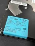 Hard Disk Drive Ibm DSAA-3540 546MB 3.5HDD. Fixed Price $80.00.