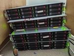 Hp Storageworks MSA2312SA G2 Dual Controller Lff Sas Array AJ805A + Enclosers. Fixed Price $700.00.