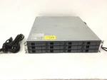 Netapp NAJ-1502 12-BAY 3.5" Sas Storage Array W/2 Module 111-03736+F7,12 Caddies. Fixed Price $381.93.